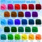 Alcohol Ink Set - 48 Bottles Vibrant Colors High Concentrated Alcohol-Based Ink, Concentrated Epoxy Resin Paint Color Dye Great for Resin Petri Dish, Coaster, Painting, Tumbler Cup Making(10ml Each)